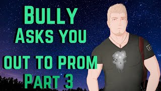 M4A Bully asks you out to prom  Bully x listener  ASMR roleplay promposalromantic [upl. by Eusadnilem934]