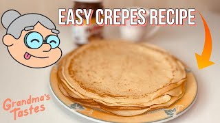 EASY CREPE RECIPE [upl. by Siri]