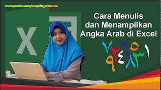 Cara Menulis dan Menampilkan Angka Arab di Excel Dengan Mudah [upl. by Suryt504]