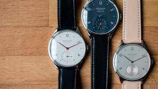 Nomos Minimatik SilverClassic Nachtblau Champagner Review [upl. by Jessamyn339]