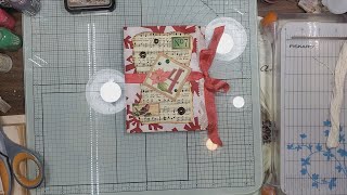 QECS  Gift Sack Journal  With Some Hidden Surprises For You Know What  Under 30 Minute Project [upl. by Amoeji]