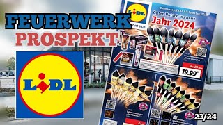 LIDL FEUERWERK PROSPEKT 20232024  DUITSLAND VUURWERK FOLDER [upl. by Aztiraj]