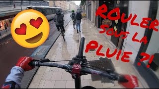 DH VTT URBAIN  ON ROULE SOUS LA PLUIE  ROUEN MTB DH [upl. by Savihc]