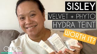 SISLEY SKINCARE  Velvet amp Phyto Hydra Teint  Worth it REVIEW and makeup try on [upl. by Dorweiler]