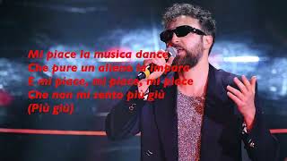 Dargen DAmico  Dove Si Balla TestoLyrics Sanremo 2022  Disco Music  Summer Hit 2022 [upl. by Acinoed31]