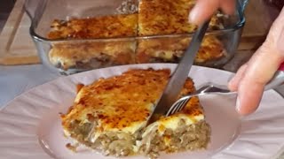 Börek Tadında Fırında Kıymalı Yumurta ve Milföy Börek Tarifi [upl. by Chyou]