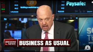 Jim Cramer Reports quotBusiness as Usualquot for First Republic Bank [upl. by Zeugirdor376]