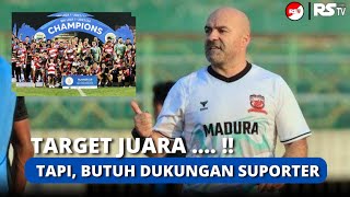 Paulo Meneses • Madura United target Juara • Tapi Butuh Dukungan Suporter  Berita Bola [upl. by Dorsman707]