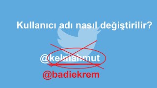 Twitter Kullanıcı Adı Nasıl Değiştirir Kişisel Bilgiler Nasıl Değiştirilir  den sonrası video 2020 [upl. by Heyward]