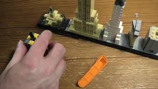 Building Lego Architecture New York City SET 21028 PART 2 4K [upl. by Sauncho]