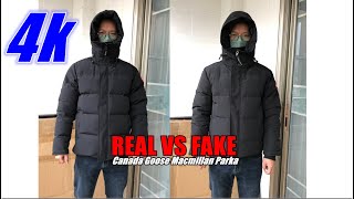 Real vs Fake Canada Goose Macmillan Parka SUPLOOK [upl. by Kulda762]