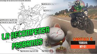 Prueba YAMAHA MT01 Motovlog y análisis [upl. by Animrelliug]