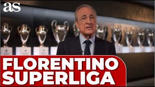 FLORENTINO PÉREZ  DISCURSO ÍNTEGRO tras la SENTENCIA por la SUPERLIGA [upl. by Aima]