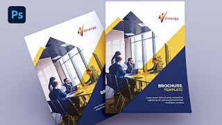 How to Design a Brochure in Photoshop  for BEGINNERS [upl. by Sadick971]