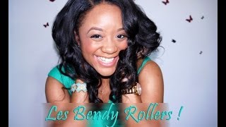 Des boucles volumineuses sans chaleur  Bendy Rollers ❤  CeriseDaily ❤ [upl. by Rumery]