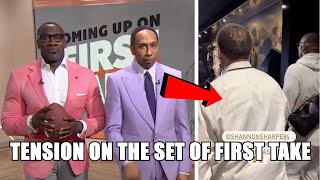 REPORT Stephen A Smith amp Shannon Sharpe CAUSING SERIOUS TENSION Behind Scenes At ESPN [upl. by Eiramlirpa]