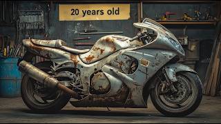 Suzuki Hayabusa Full Restoration  Restored hayabusa GSX1300R Twostroke engine sport bike🔴 [upl. by Edwina796]