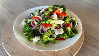 Salat mit Brokkoli 🥦 Rezepte  Schnell machen und kochen [upl. by Nollie]