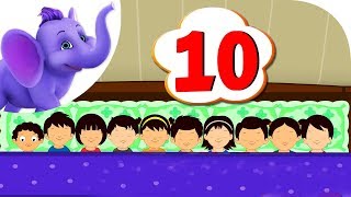 Ten in a Bed – Nursery Rhyme with Karaoke [upl. by Ecinert]