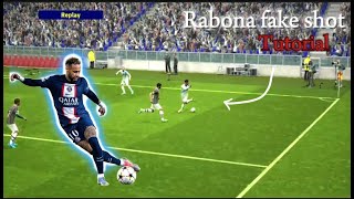 eFootball 2024 Fake Rabona Shot Tutorials 💯🔥 StepByStep  PES LEGENDS [upl. by Fisuoy]