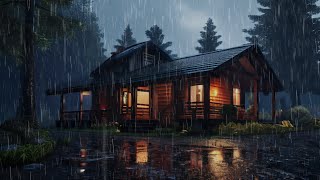 Elegant Rain Pattering with Gentle Thunder  Ideal ASMR for Deep Relaxation and Quality Sleep [upl. by Ik]