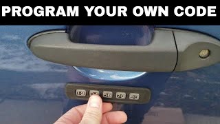 HOW TO PROGRAM YOUR OWN DOOR CODE ON ALL FORD VEHICLES DEMONSTRATION AND HOW TO ERASE PERSONAL CODE [upl. by Enert]