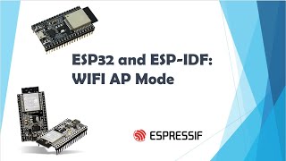 ESP32 and ESPIDF WiFi APAccess Point Mode [upl. by Ardnasirhc]