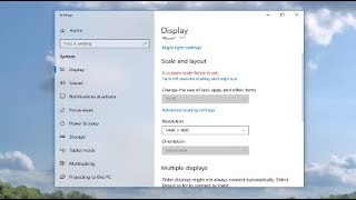 Fix Screen Resolution Problem in Windows 10 [upl. by Zantos]