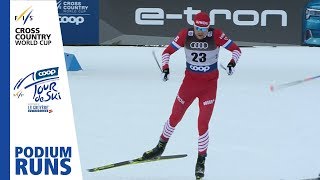 Sergey Ustiugov  Mens 15 km  Toblach  1st place  FIS Cross Country [upl. by Anthony]