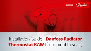 How to install a Danfoss radiator thermostat RAW [upl. by Pain]