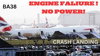 quotMiraculous Survival at Heathrow Crash of British Airways 38 with real audio quot [upl. by Adnolaj]