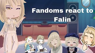 Fandoms react to eachother 56 Falin Touden [upl. by Tayib795]