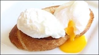 How To Perfectly Poach Eggs  Poached Eggs Recipe [upl. by Eupheemia846]