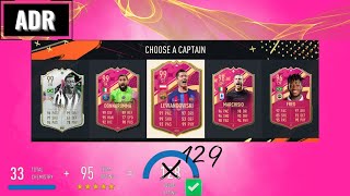 129 WORLD RECORD FUT DRAFT CHALLENGE 3  TEAM 6 FUTTIES FIFA 23 [upl. by Eldreeda]