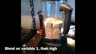 Vitamix Sunflower Seed Flour nut free alternative to Almond flour [upl. by Nehte10]