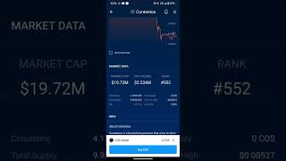 New Coin Crypto Contentos COS has been listed on Cryptocom Exchange [upl. by Minton]