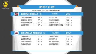 BayswaterMorley  1s v RockinghamMandurah  1s [upl. by Sukramaj204]