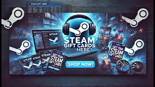 Looking for the perfect gift for a gamer Get a Steam Gift Card from PC Game Supply [upl. by Asehr]