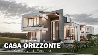 CASA ORIZZONTE  Espectacular Casa en Cumbaya Ecuador  1000 m2  Zafra  ORCA [upl. by Rubbico]