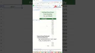 Linking a drop down from another Google Sheets  Excel Tips and Tricks [upl. by Erlandson]