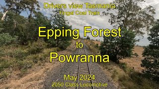 Drivers view Tas Epping Forest to Powranna May 2024 [upl. by Aleta]