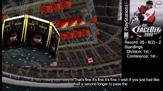 NHL FaceOff 2000  Season 01  Game 34 vs Nashville [upl. by Hermie]