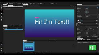 Qt Design Studio QuickTip Text Element [upl. by Shipley]