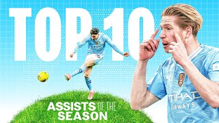 TOP 10 ASSISTS OF THE SEASON  Man City  2324 Season [upl. by Alebasi]