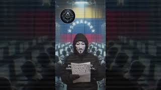 ANONYMOUS MENSAJE A NICOLAS MADURO VENEZUELA CRUDO [upl. by Chainey535]