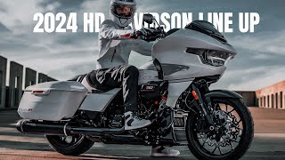 2024 HARLEY DAVIDSON MODELS  CVO PAN AMERICA AND ROAD GLIDE ST RELEASED [upl. by Aihcela120]