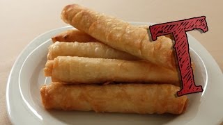 Turkish Borek Recipe  Cigarette Borek Recipe [upl. by Octavia]