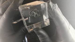 Uranium metal in Lucite acrylic cube [upl. by Hirsh563]