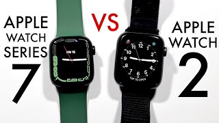 Apple Watch Series 7 Vs Apple Watch Series 2 Comparison Review [upl. by Ardied16]