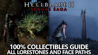 Hellblade 2  All Collectibles Guide  All 35 Lorestones and Face Paths  Trees Locations for 100 [upl. by Esina]